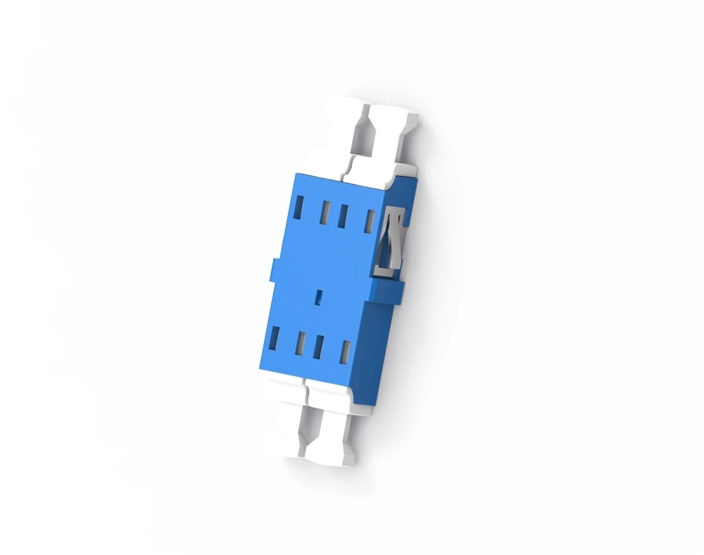 LC Duplex Fiber Optic Adaptor Flangeless Without Shutter