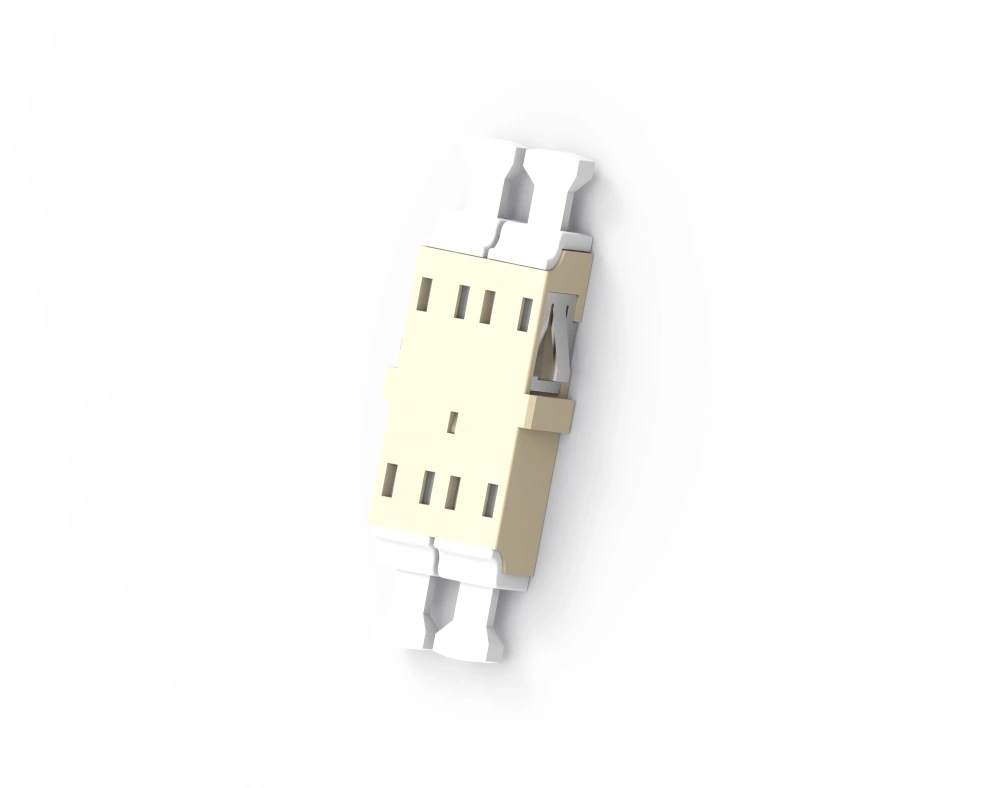 LC Duplex Fiber Optic Adaptor Flangeless Without Shutter