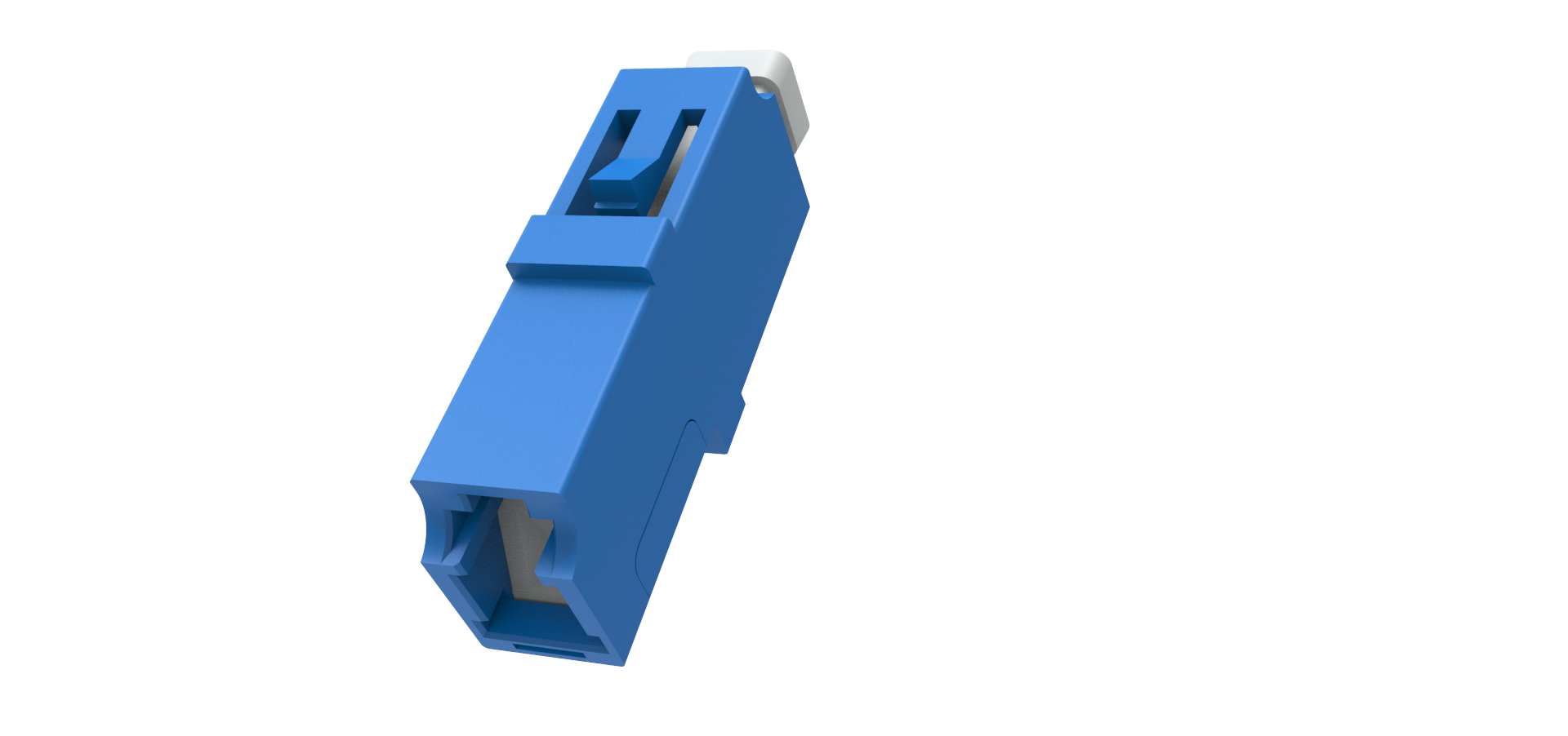 LC Simplex adaptor without flange with shutter