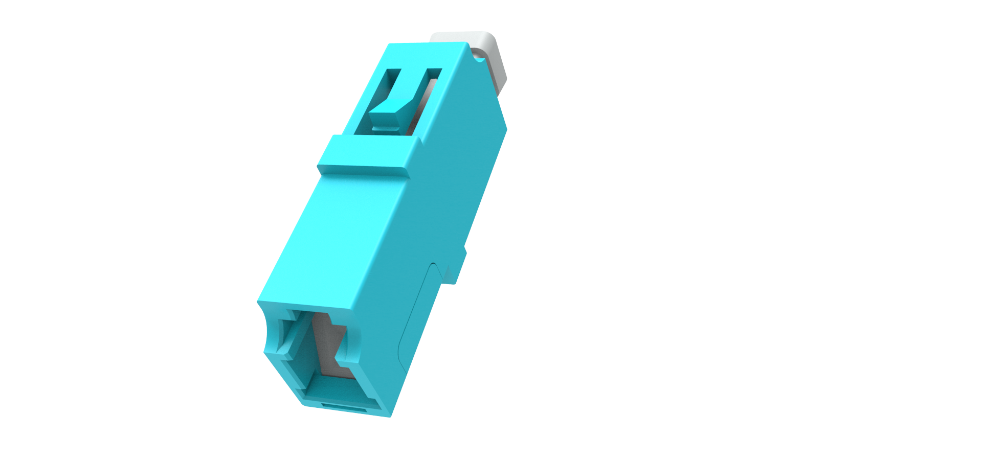 LC Simplex adaptor without flange with shutter