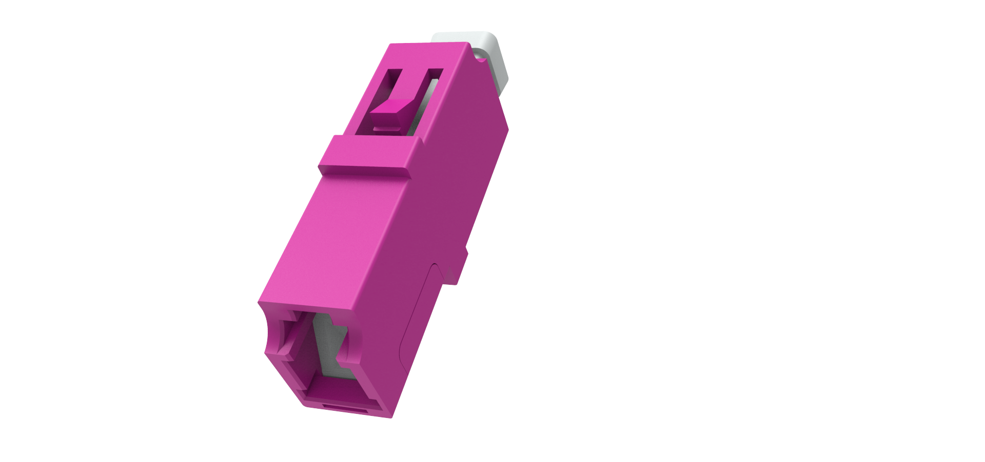 LC Simplex adaptor without flange with shutter