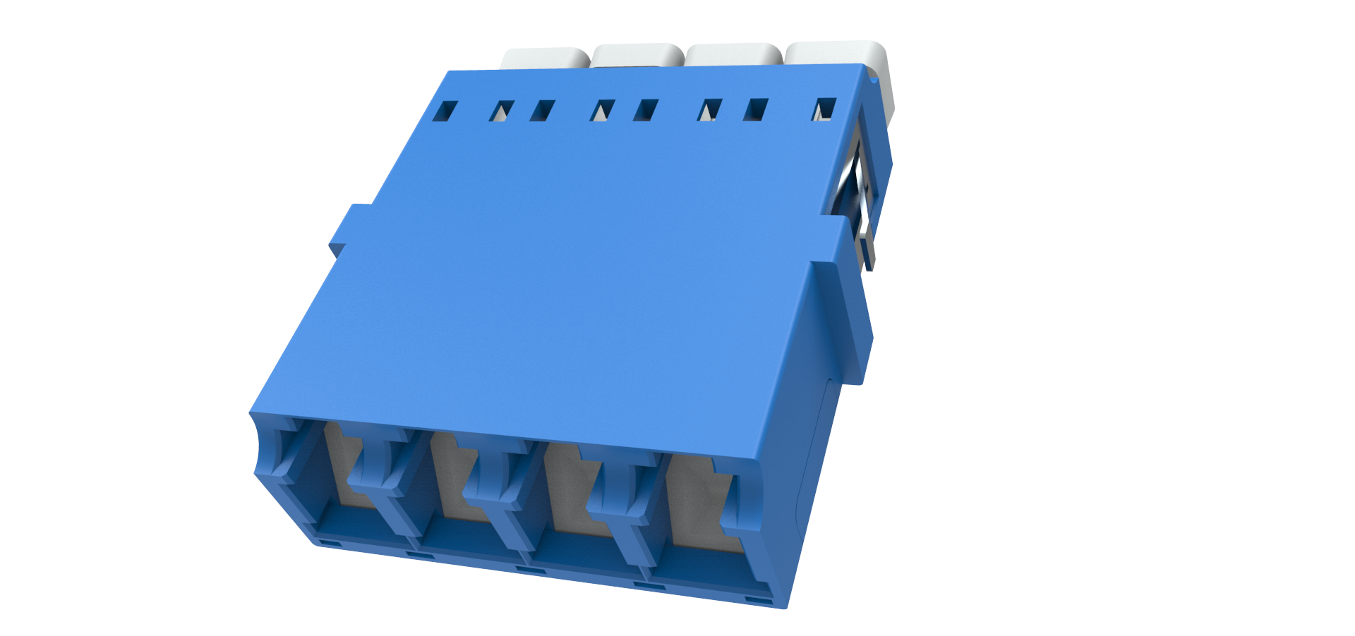 LC Quad adaptor without ﬂange with shutter
