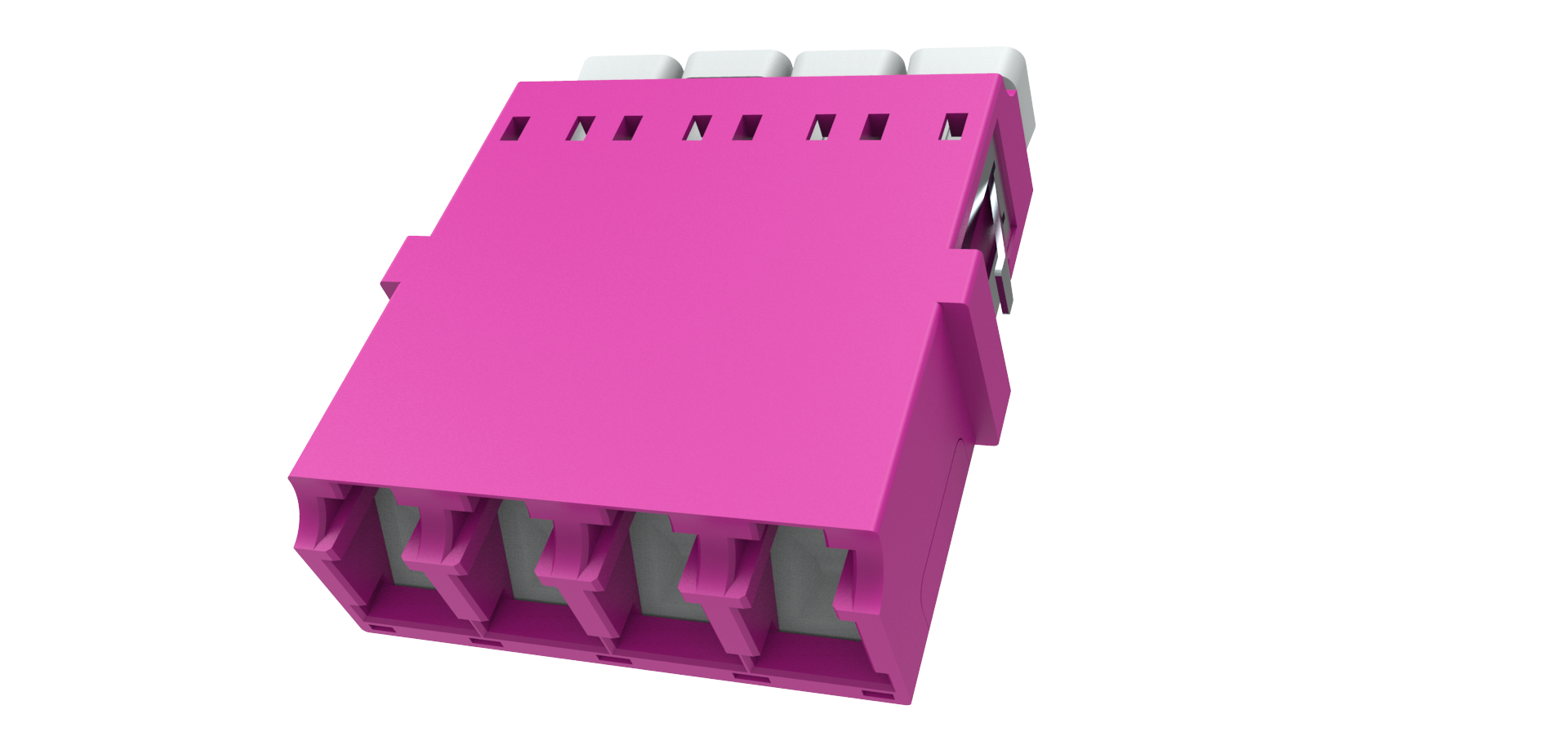 LC Quad adaptor without ﬂange with shutter