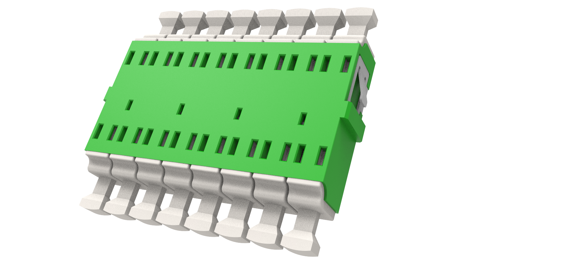 LC 8F High Density Fiber Optic Adaptor