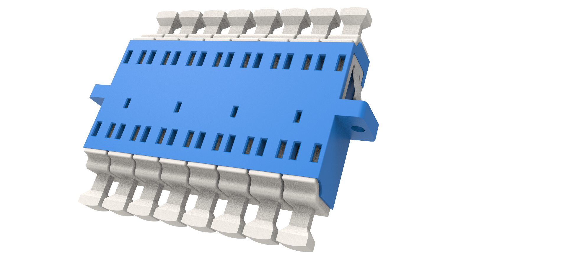 LC 8F High Density Fiber Optic Adaptor