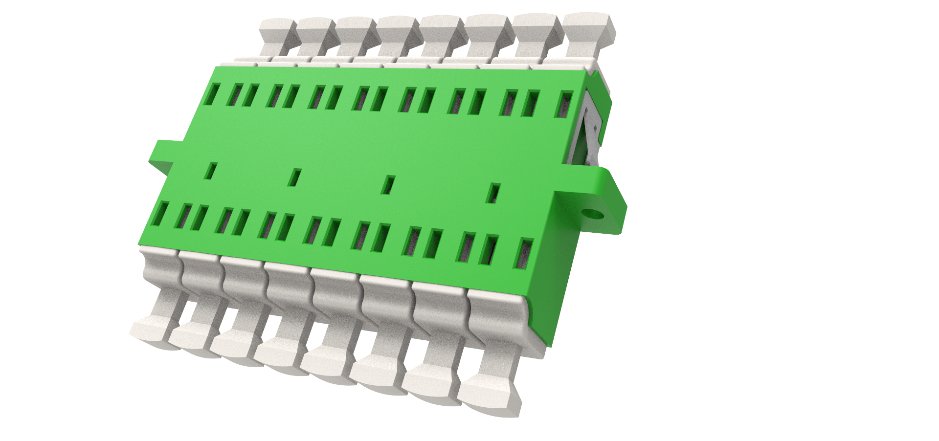 LC 8F High Density Fiber Optic Adaptor