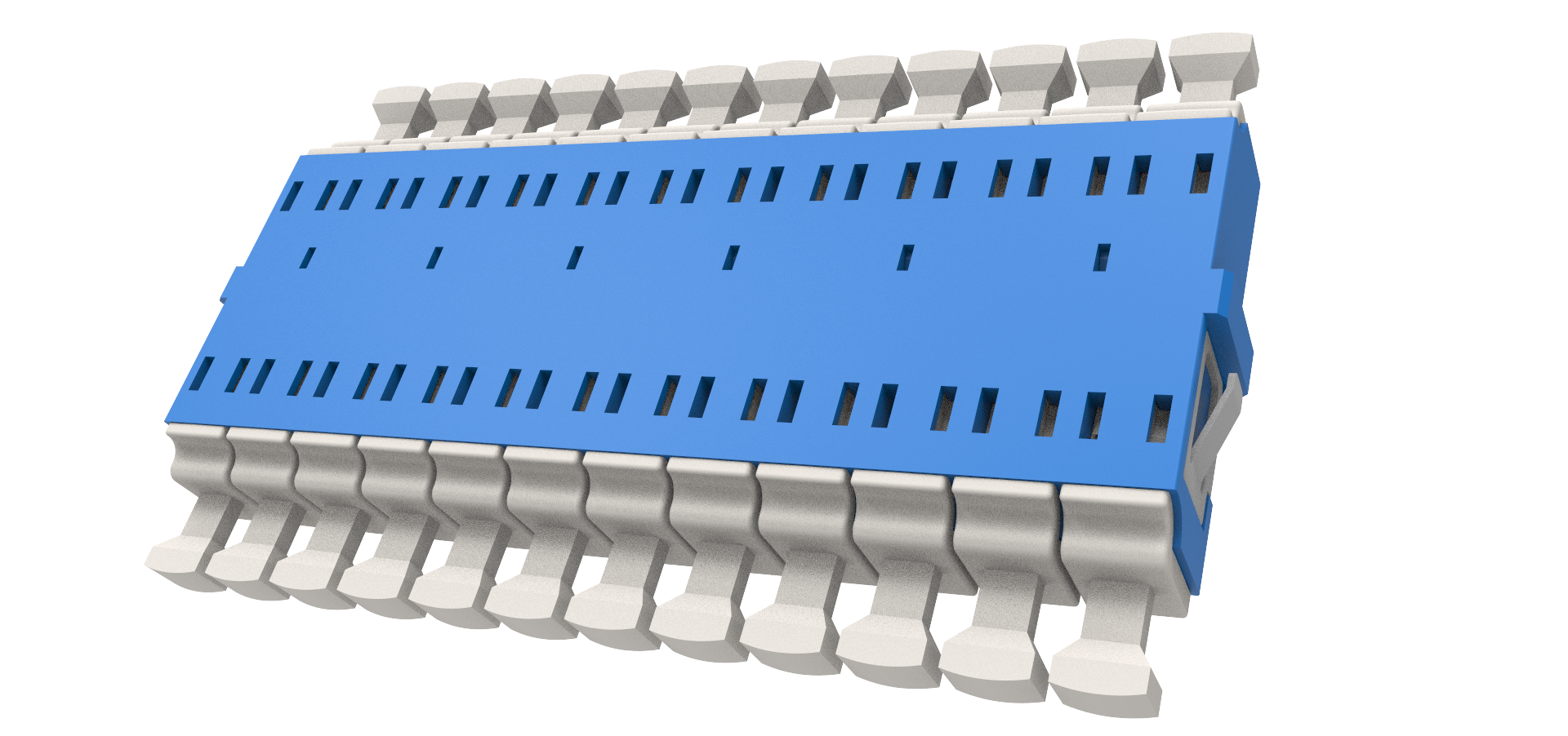 LC 12F High Density Fiber Optic Adaptor