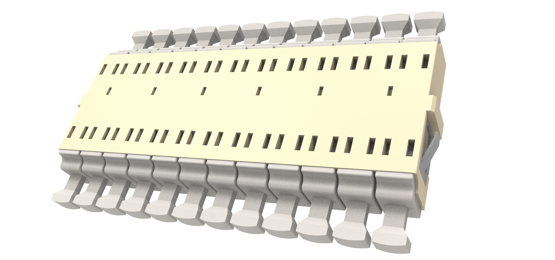 LC 12F High Density Fiber Optic Adaptor