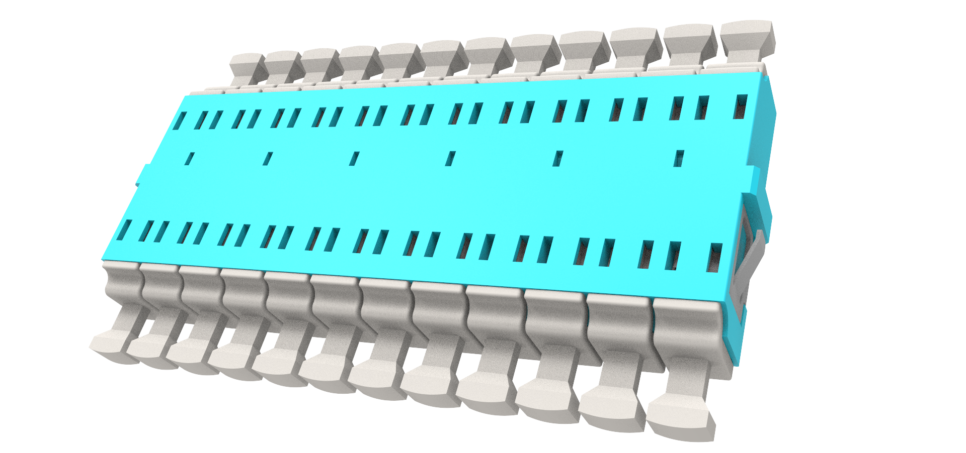 LC 12F High Density Fiber Optic Adaptor