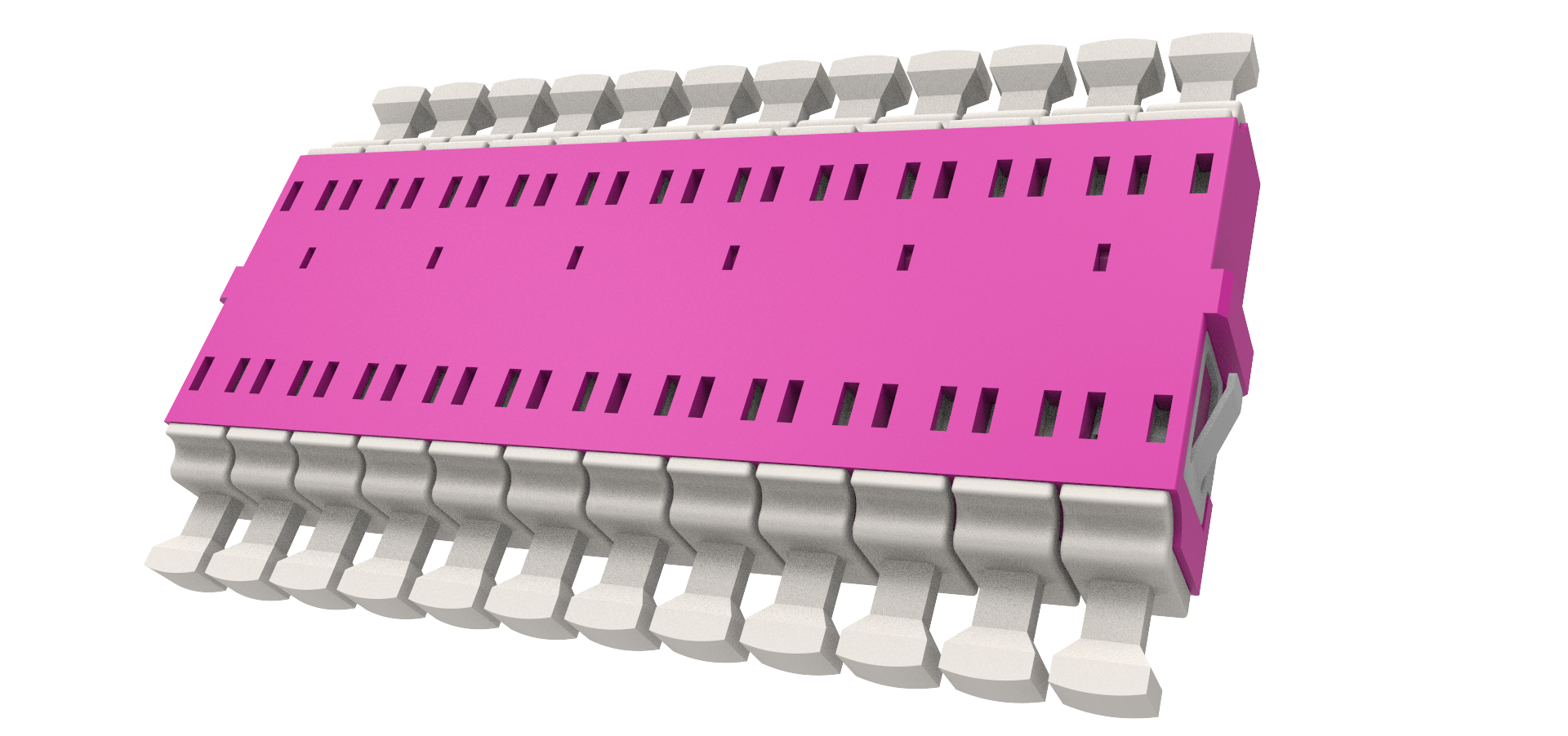 LC 12F High Density Fiber Optic Adaptor