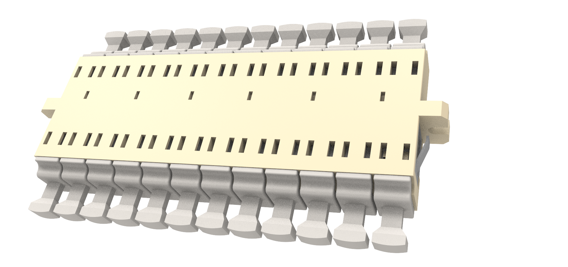 LC 12F High Density Fiber Optic Adaptor