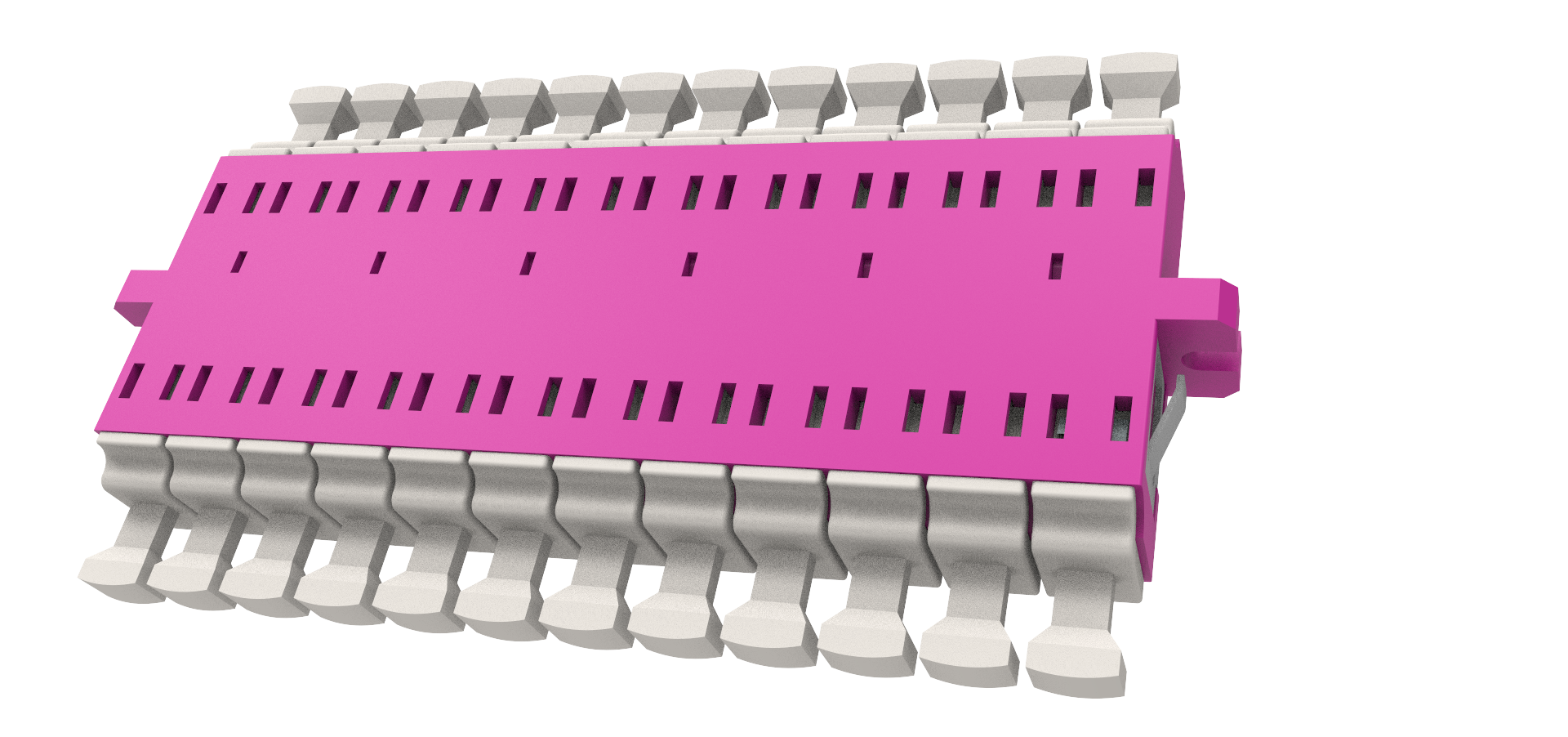 LC 12F High Density Fiber Optic Adaptor