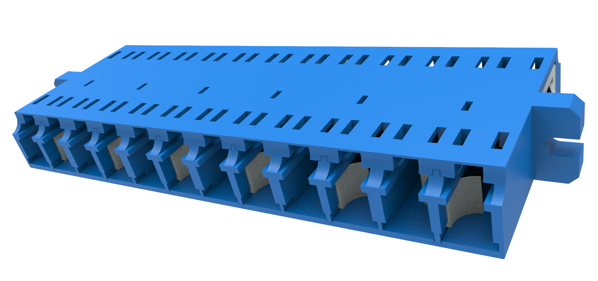LC 12F High Density Fiber Optic Adaptor